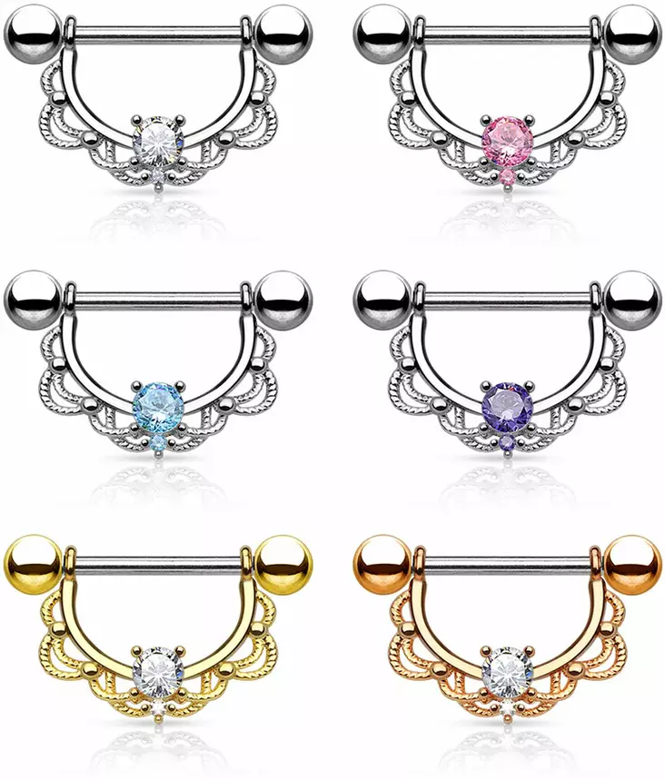 N=C3=A4nnikoru BARBELL - Lävistyskorut - NK001TZ - 1