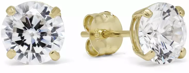 Kultaiset korvakorut zirkoneilla K-RC60Z - Kultaiset korvakorut - 6-K-RC60Z - 1