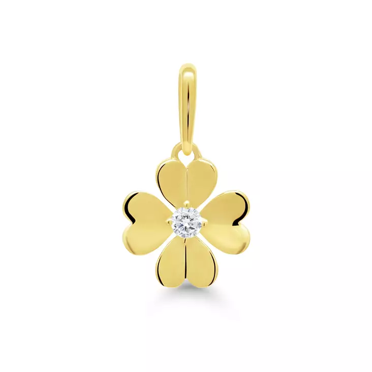 Neliapila-riipus kultaa 9 mm - Kultaiset riipukset - K-P88657Z - 1