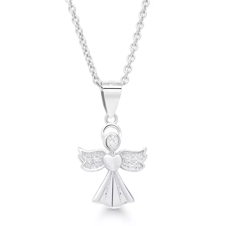 ENKELIRIIPUS KIRKAS 36-40cm - Hopeiset kaulakorut - N3203Z - 1