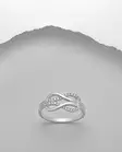 Hopeinen Infinity-sormus-IN9803 - - - 1