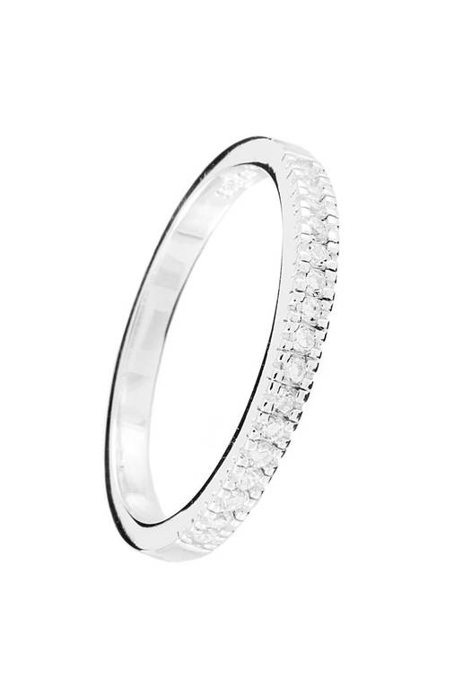 Hopeasormus CR10528- - Hopeiset sormukset - CR10528-180- - 1